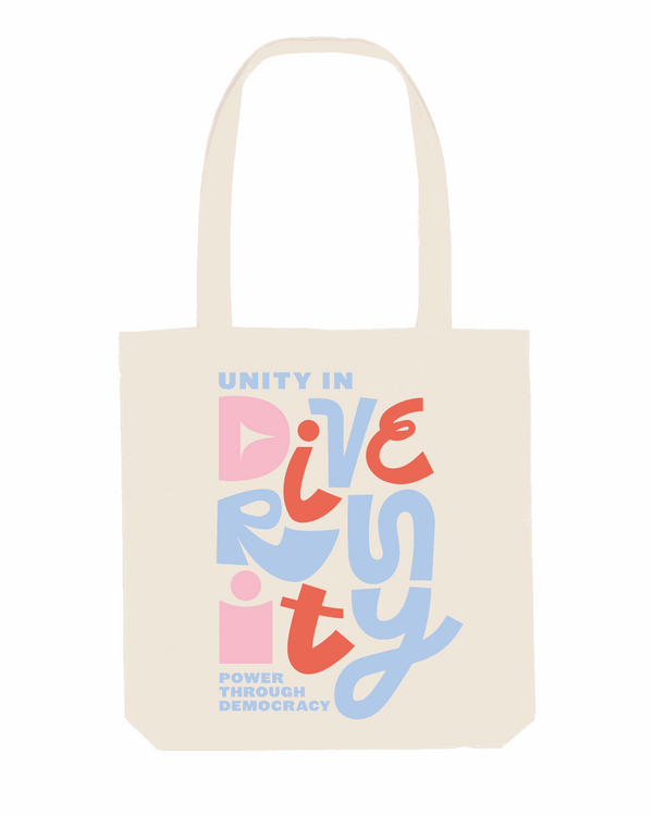 Diversity and Democracy Tote Bag